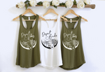 Load image into Gallery viewer, DESERT BRIDE / VIBES - PALM SPRINGS - ARIZONA -  THEMED BACHELORETTE RACERBACK FITTED TANK TOP
