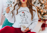 Load image into Gallery viewer, WHEN YOU&#39;RE DEAD INSIDE BUT IT&#39;S CHRISTMAS CREWNECK SWEATSHIRT

