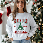 Load image into Gallery viewer, NORTH POLE UNIVERSITY / CHRISTMAS SWEATSHIRT
