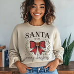 Load image into Gallery viewer, SANTA &amp; CO / CHRISTMAS SWEATSHIRT
