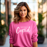 Load image into Gallery viewer, NOT TODAY CUPID VALENTINE&#39;S DAY CREWNECK
