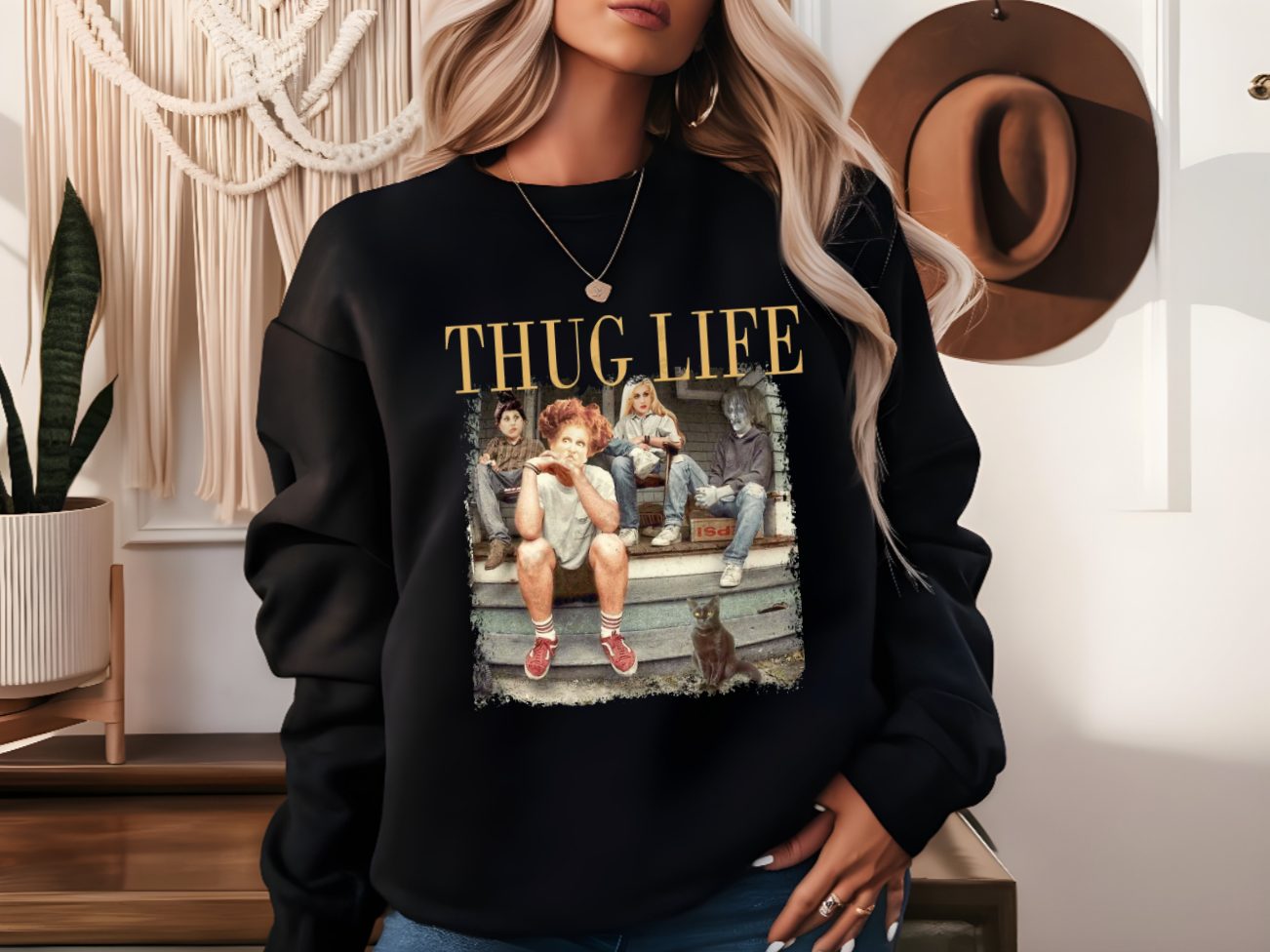 THUG LIFE HOCUS POCUS HALLOWEEN SWEATSHIRT