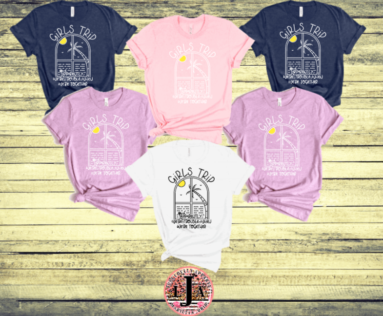 Girls beach trip shirts 2025