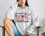 Load image into Gallery viewer, DREAMING OF A WINE CHRISTMAS CREWNECK SWEATSHIRT
