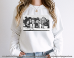 Load image into Gallery viewer, Sanderson Sisters and Horror Movie Characters Milkshake -  Sublimation Crewneck Sweatshirt
