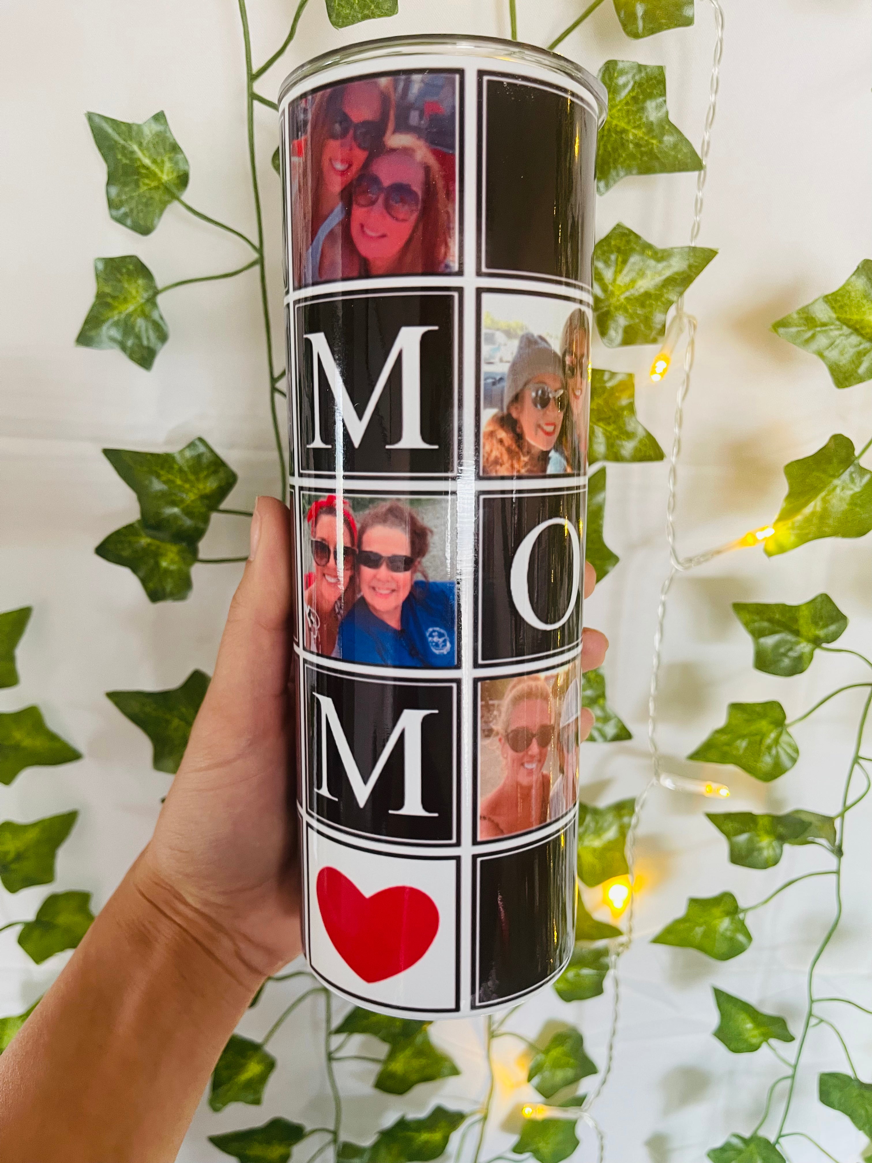 Mothers Day photo tumbler