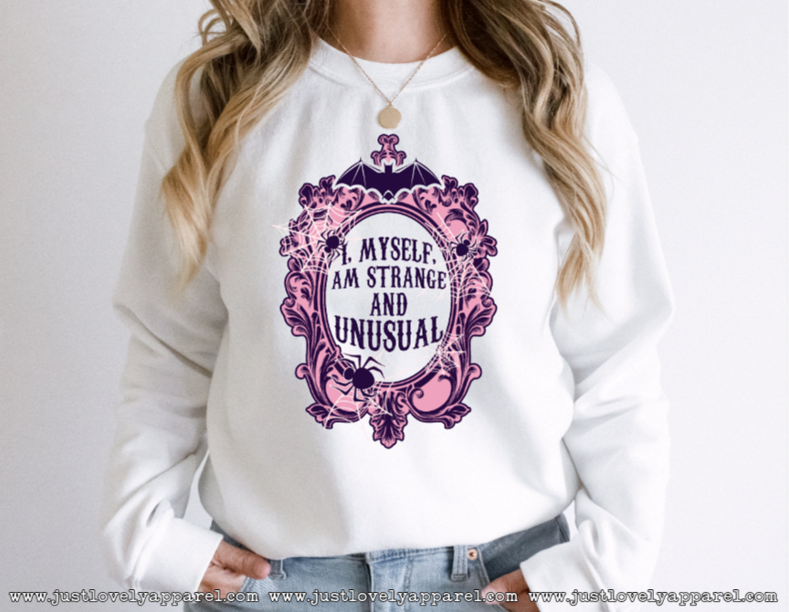 I Myself Am, Strange And Unusual - Sublimation Crewneck Sweatshirt