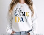 Load image into Gallery viewer, Oh Hey, Gameday Sublimation Crewneck Sweatshirt

