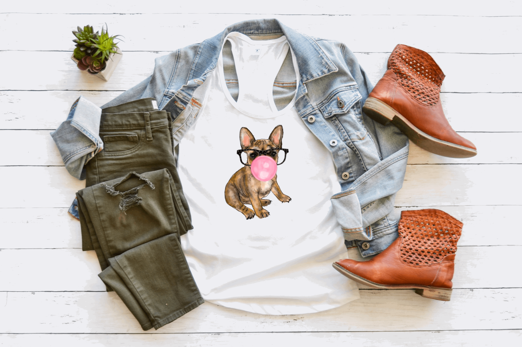 FRENCHIE DOG MOM TANK