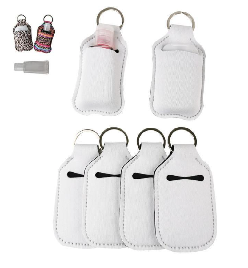 PERSONALIZED HAND SANITIZER KEYCHAIN POUCHES
