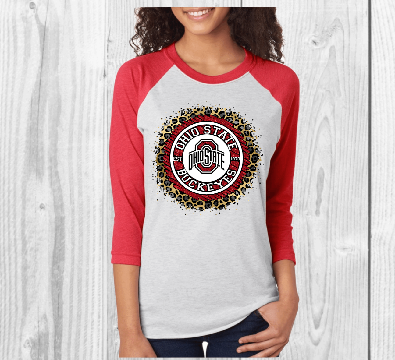 OHIO 3/4 SLEEVE RAGLAN