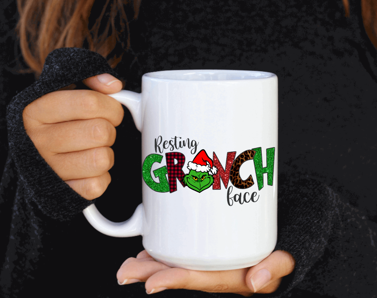 THE GRINCH CUP OF COFFEE MUG