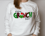 Load image into Gallery viewer, RESTING GRINCH FACE CREWNECK SWEATSHIRT
