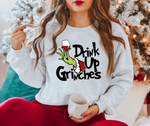 Load image into Gallery viewer, DRINK UP GRINCHES CREWNECK SWEATSHIRT
