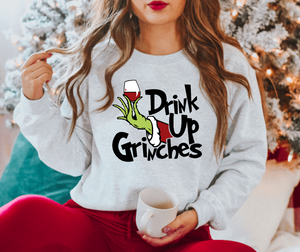 DRINK UP GRINCHES CREWNECK SWEATSHIRT