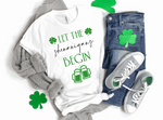 Load image into Gallery viewer, LET THE SHENANIGANS BEGIN - ST PATRICKS DAY TEE
