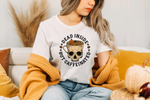 Load image into Gallery viewer, DEAD INSIDE BUT CAFFEINATED TEE
