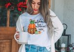 Load image into Gallery viewer, AUTUMN LEAVES PUMPKINS PLEASE TEE
