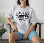 Load image into Gallery viewer, Spooky Babe Vinyl Printed Crewneck Sweatshirt
