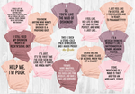 Load image into Gallery viewer, BRIDESMAIDS MOVIE QUOTES -  THEMED BACHELORETTE T-SHIRT
