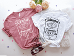 Load image into Gallery viewer, NASHVILLE TRIP - WHISKEY LABEL -  THEMED BACHELORETTE T-SHIRT
